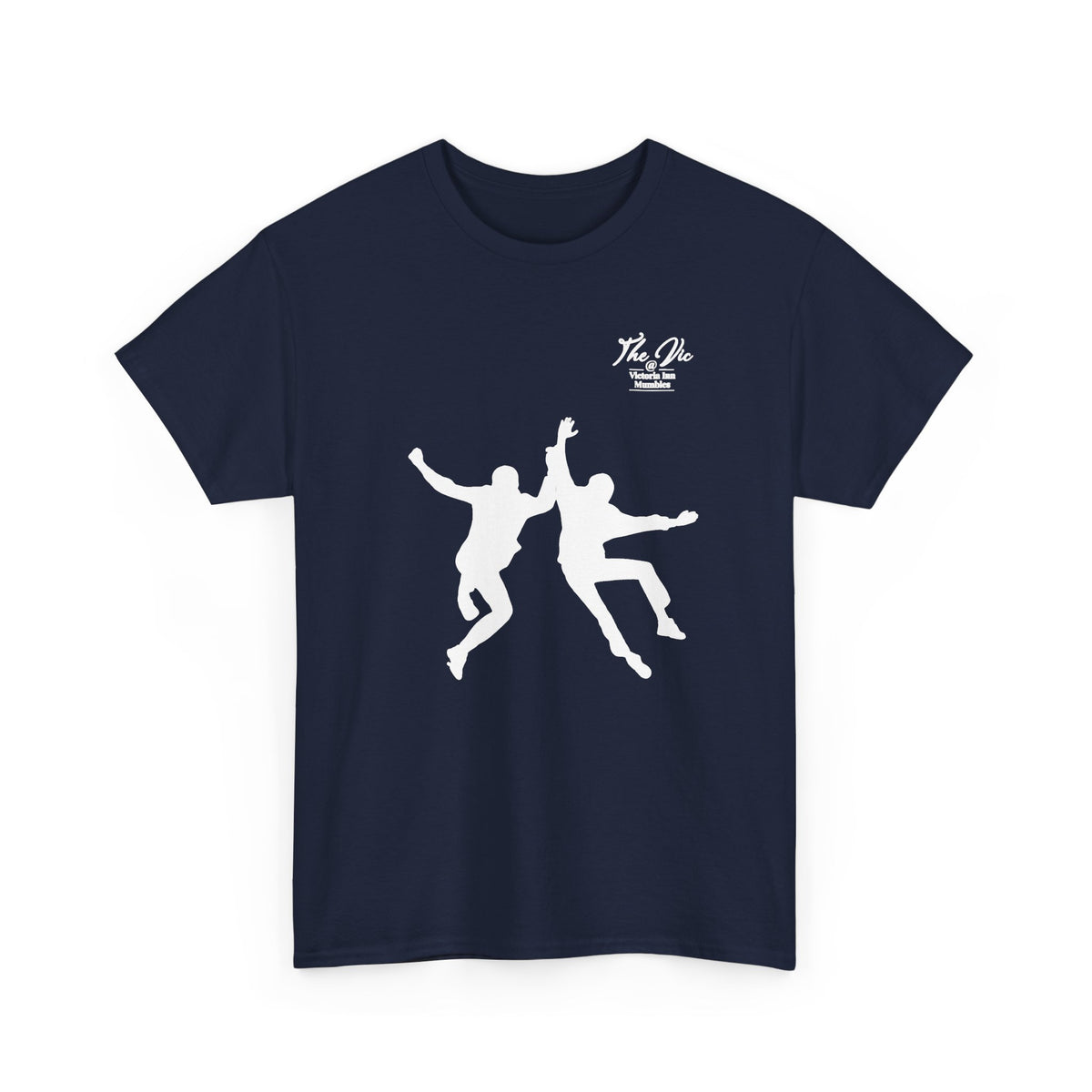 Silhouette Jumping Twins Tee | The Vic Mumbles