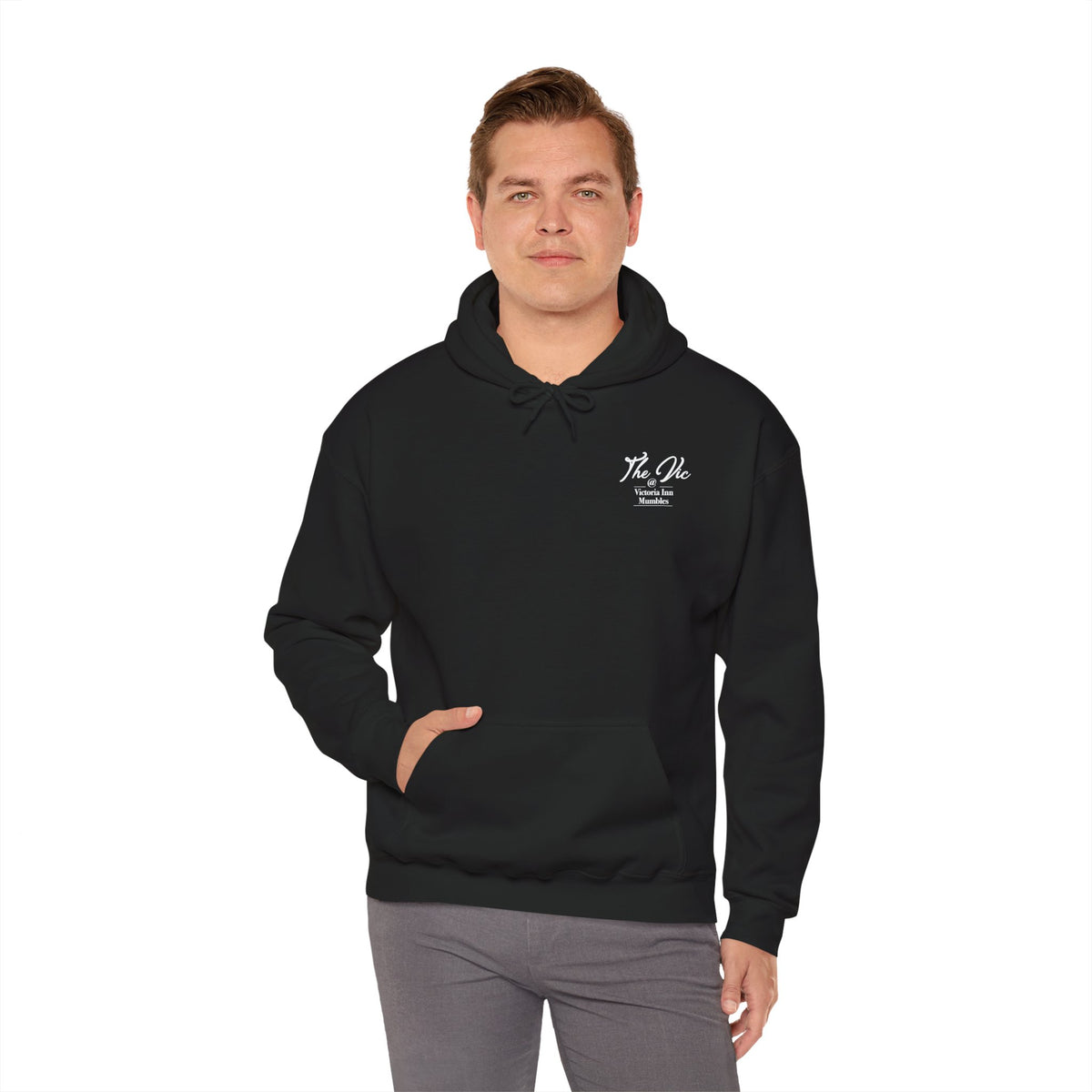 Jumping Twins I The Vic Mumbles I Hoodie