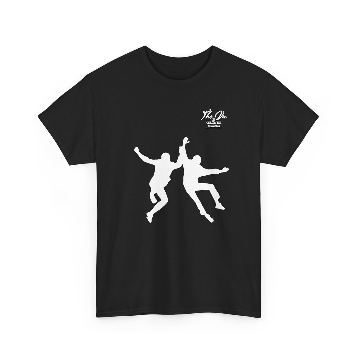 Silhouette Jumping Twins Tee | The Vic Mumbles