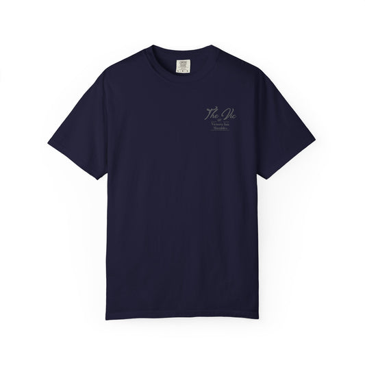 Jumping Twins Silhouettes T-shirt | Retro Jumping Duo Graphic